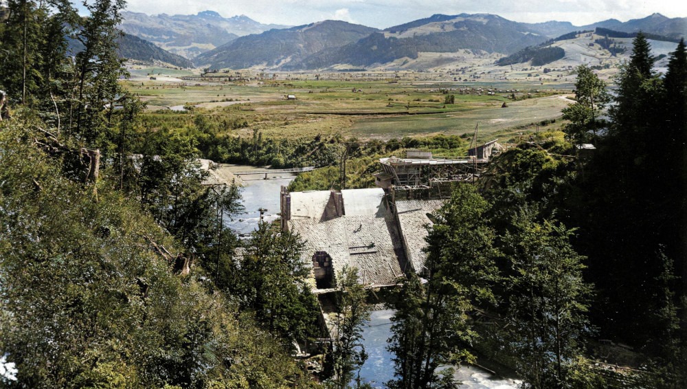 Historische Ansicht der Region Einsiedeln und des Sihlseegebiets